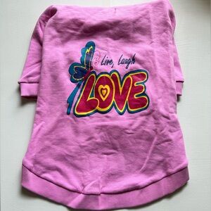 Live Laugh Love Pink Shirt - NWT